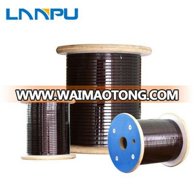 china excellent aluminum enameled square magnet winding wire for inductance coils